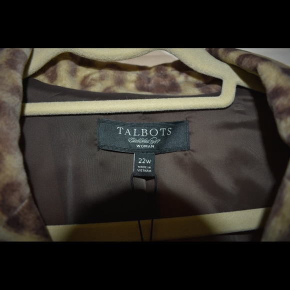 Talbots tiger print blazer - Picture 5 of 8